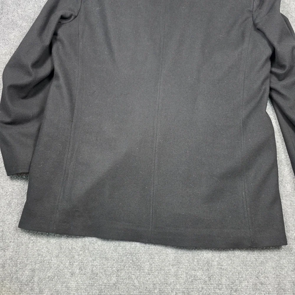 Oscar de la Renta Blazer Mens 42L Wool Cashmere Black Tailored Sport Coat Luxury